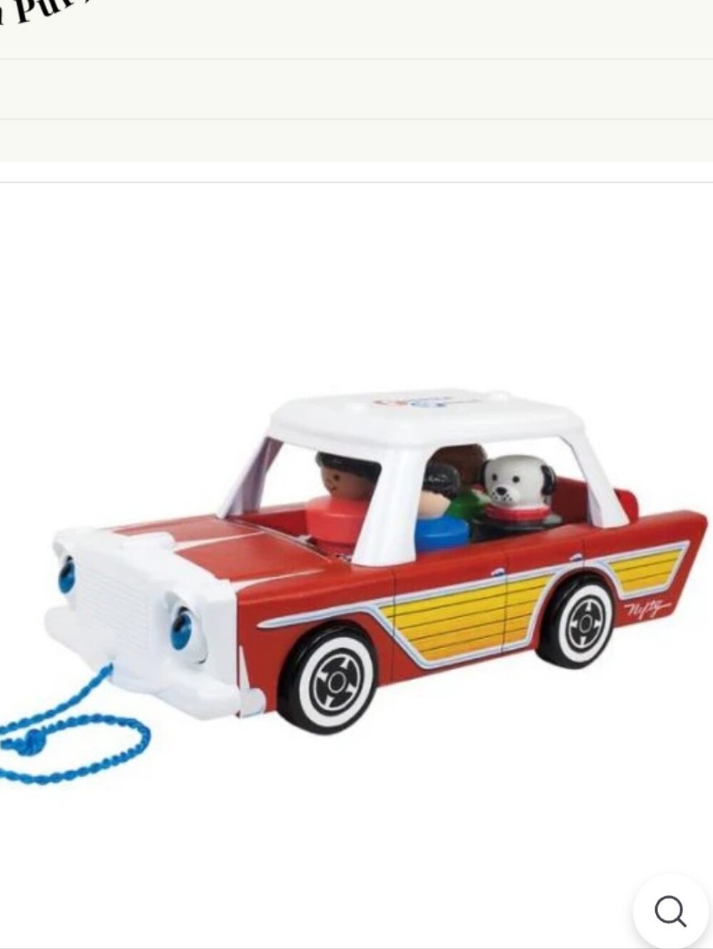 Fisher Price Vintage Nifty Station Wagon Set 4 Piece Set - Picture 12 of 12